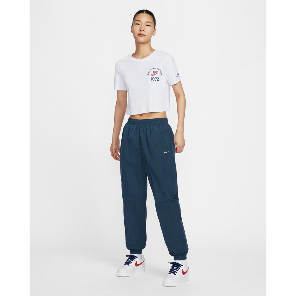 Nike Joggers Size XL Blue Fit Mid-Rise Full Oversized Length, Navy NWT Women's